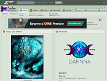 Tablet Screenshot of danzen.deviantart.com