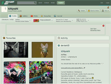 Tablet Screenshot of ichiyoshi.deviantart.com