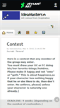 Mobile Screenshot of ideamasters.deviantart.com
