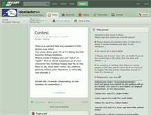 Tablet Screenshot of ideamasters.deviantart.com