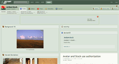 Desktop Screenshot of amberstock.deviantart.com