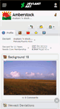 Mobile Screenshot of amberstock.deviantart.com