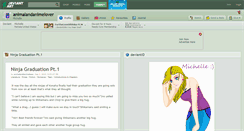 Desktop Screenshot of animalandanimelover.deviantart.com