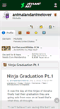 Mobile Screenshot of animalandanimelover.deviantart.com