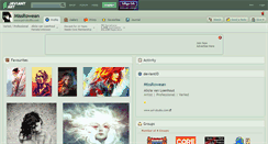 Desktop Screenshot of missrowean.deviantart.com