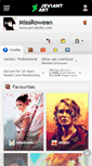 Mobile Screenshot of missrowean.deviantart.com
