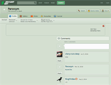 Tablet Screenshot of paroxsym.deviantart.com