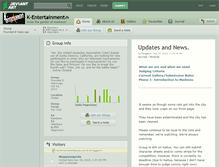 Tablet Screenshot of k-entertainment.deviantart.com