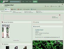 Tablet Screenshot of number-one1.deviantart.com