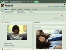 Tablet Screenshot of gaaragirl18.deviantart.com