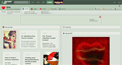Desktop Screenshot of love.deviantart.com