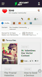 Mobile Screenshot of love.deviantart.com