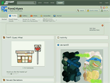 Tablet Screenshot of fuwa2-kyara.deviantart.com