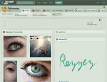 Tablet Screenshot of felixnotes.deviantart.com