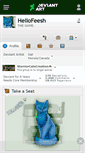 Mobile Screenshot of hellofeesh.deviantart.com