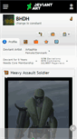 Mobile Screenshot of bhdh.deviantart.com