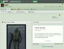 Tablet Screenshot of bhdh.deviantart.com