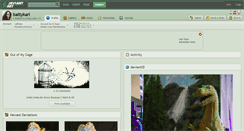 Desktop Screenshot of battykari.deviantart.com
