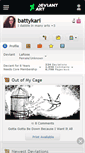 Mobile Screenshot of battykari.deviantart.com