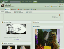 Tablet Screenshot of battykari.deviantart.com