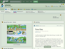 Tablet Screenshot of larsurus.deviantart.com