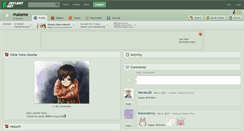 Desktop Screenshot of malame.deviantart.com