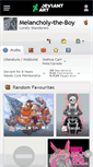 Mobile Screenshot of melancholy-the-boy.deviantart.com