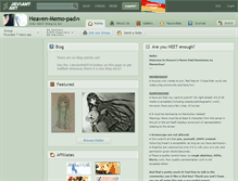 Tablet Screenshot of heaven-memo-pad.deviantart.com
