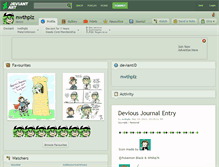 Tablet Screenshot of nwthplz.deviantart.com