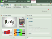 Tablet Screenshot of cfdesign.deviantart.com