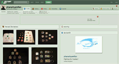 Desktop Screenshot of pharaohyamifan.deviantart.com