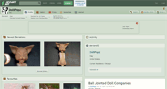 Desktop Screenshot of dollipopz.deviantart.com