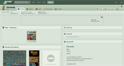 Desktop Screenshot of nevanda.deviantart.com