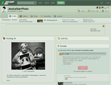 Tablet Screenshot of jessicastarrphoto.deviantart.com
