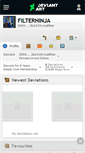 Mobile Screenshot of filterninja.deviantart.com