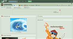 Desktop Screenshot of meleemonkey.deviantart.com