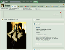 Tablet Screenshot of decupu.deviantart.com