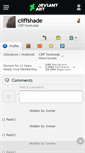 Mobile Screenshot of cliffshade.deviantart.com
