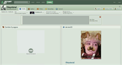Desktop Screenshot of okaysional.deviantart.com
