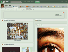 Tablet Screenshot of fruticolis.deviantart.com