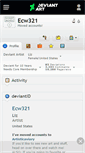 Mobile Screenshot of ecw321.deviantart.com