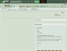 Tablet Screenshot of ecw321.deviantart.com