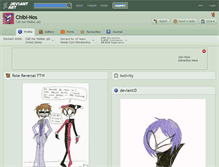 Tablet Screenshot of chibi-nos.deviantart.com