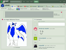 Tablet Screenshot of leinoti.deviantart.com