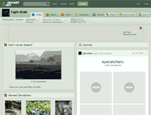 Tablet Screenshot of capt-ahab.deviantart.com
