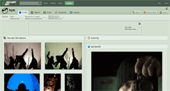 Desktop Screenshot of hysk.deviantart.com