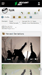 Mobile Screenshot of hysk.deviantart.com
