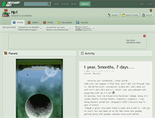 Tablet Screenshot of hp1.deviantart.com