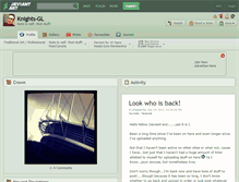 Tablet Screenshot of knights-gl.deviantart.com