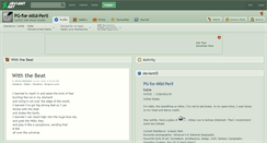 Desktop Screenshot of pg-for-mild-peril.deviantart.com